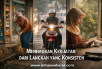 menemukan kekuatan dari langkah yang konsisten