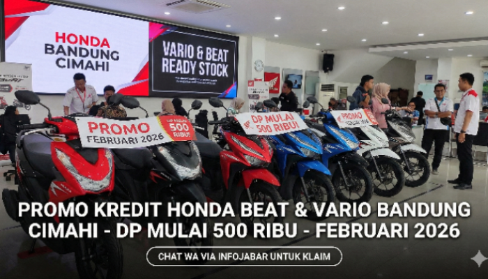 promo kredit motor Honda bandung Cimahi februari 2026