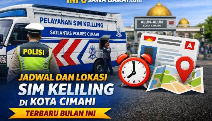 Jadwal dan Lokasi SIM Keliling di Kota Cimahi Terbaru Bulan Ini Maret 2026
