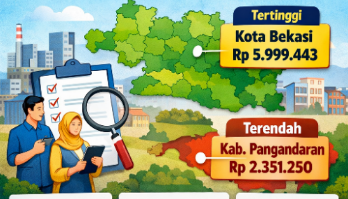 Daftar UMK Seluruh Kota dan Kabupaten di Jawa Barat 2026