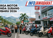 Daftar Harga Cash Motor Honda Subang Terbaru Maret 2026: Update OTR Resmi