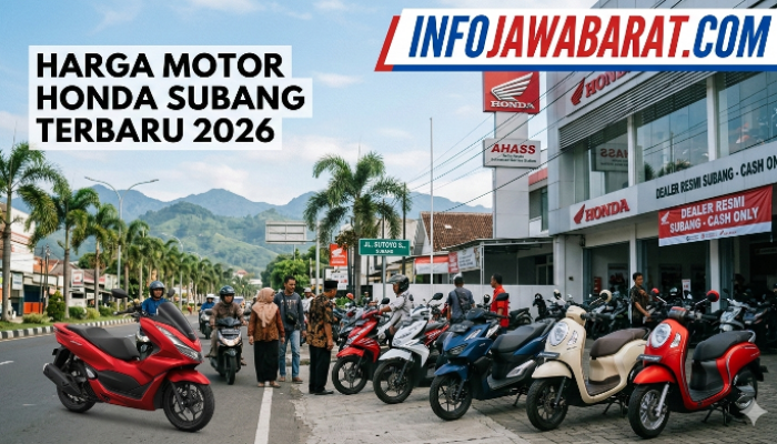 Daftar Harga Cash Motor Honda Subang Terbaru Maret 2026: Update OTR Resmi