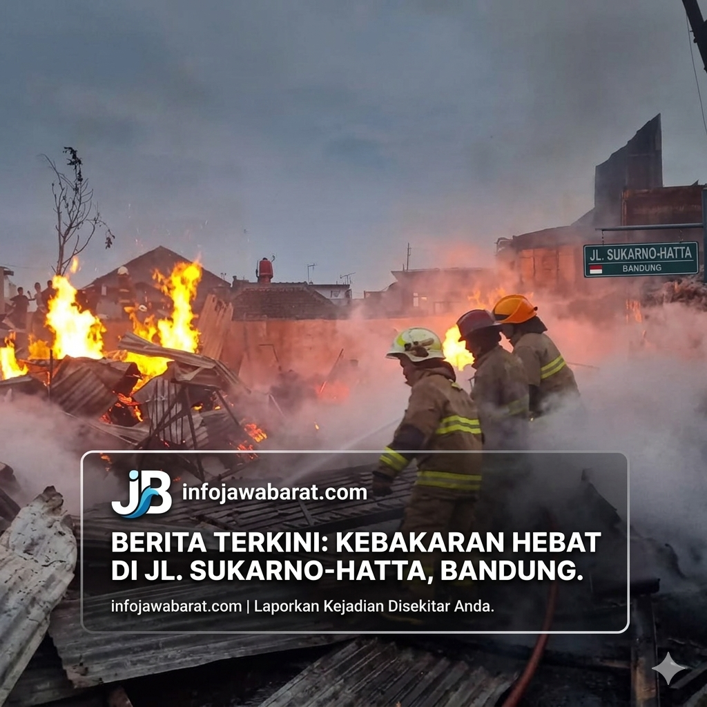 info kebakaran di jl sukarno hatta bandung hari ini