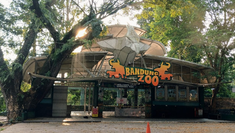 kebun binatang bandung masih tutup