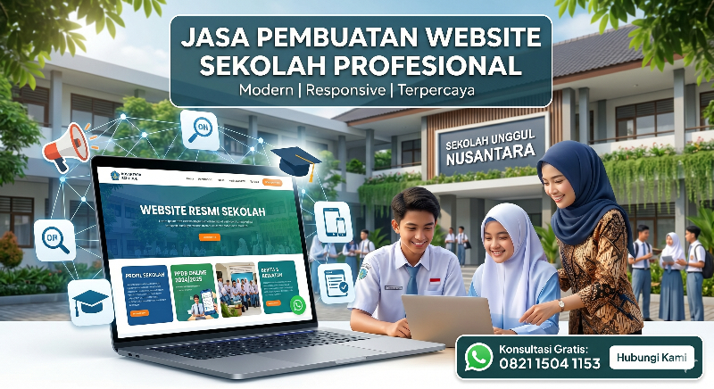 jasa pembuatan website sekolah